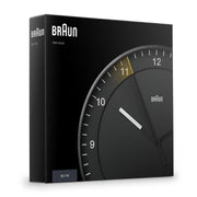BC17 Braun classic large analogue wall clock - black