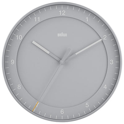 BC17 Braun classic large analogue wall clock - grey